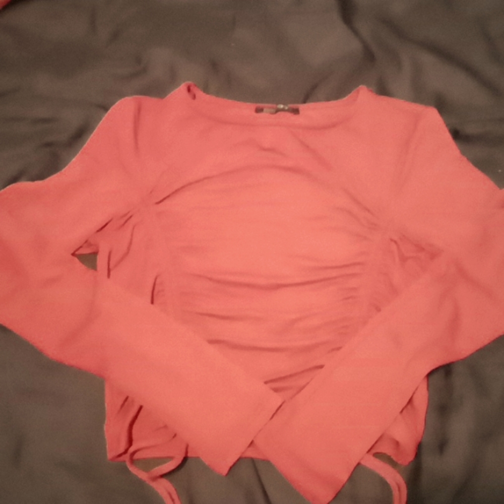 burgundy long sleeve